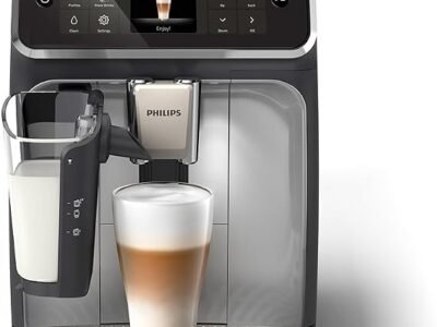 Philips 5400 Series Bean to Cup Coffee Machine LatteGo 12 Drinks EP5446/70 Black
