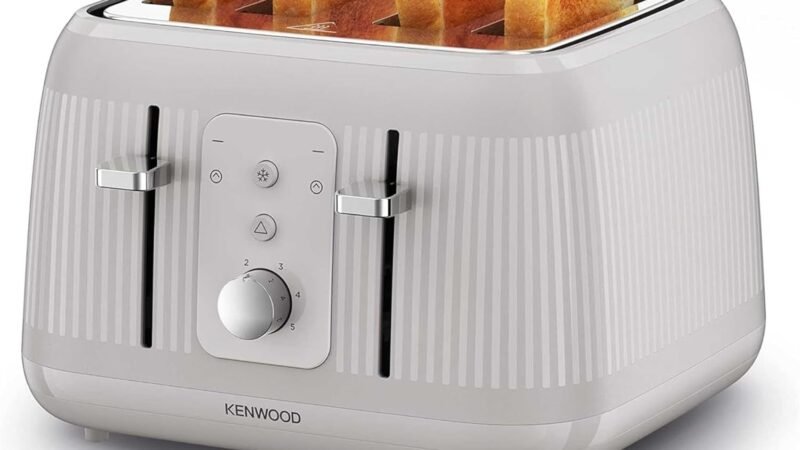 Kenwood Dawn 4 Slice Toaster | 1800W | Oatmeal Cream | TFP09.000CR