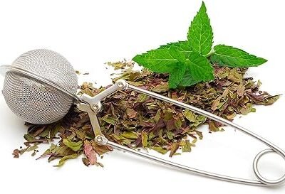3 Pack Mesh Snap Ball Tea Strainer with Handle for Loose Leaf Tea and Mulling Spices Stainless Steel Tea Infuser Tea Filter