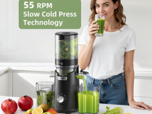 ACOQOOS Cold Press Juicer 135mm Wide Chute