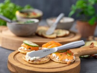 BOSKA Spreading Knife Set Mini Copenhagen, Spreading Knives, Cheese spreaders, Butter Knife, Dishwasher Safe, Stainless Steel