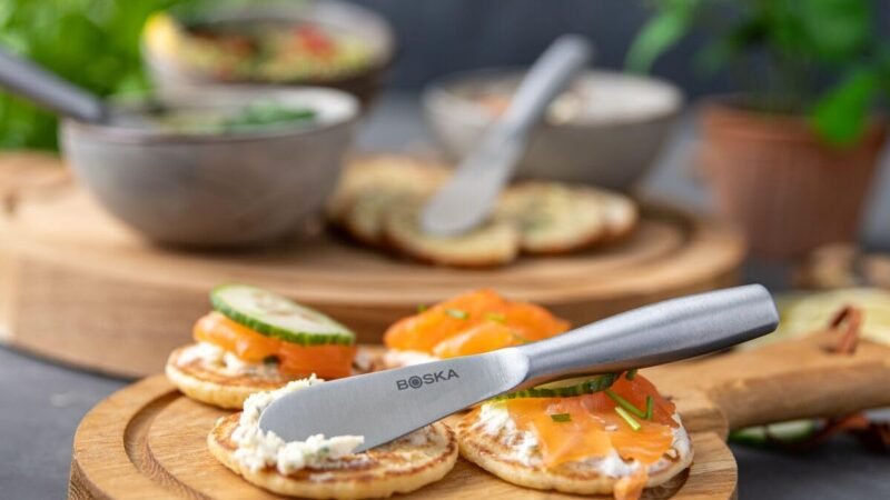 BOSKA Spreading Knife Set Mini Copenhagen, Spreading Knives, Cheese spreaders, Butter Knife, Dishwasher Safe, Stainless Steel