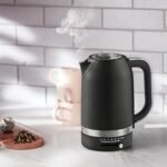KitchenAid 5KEK1701 1.7L Variable Temperature Kettle, Cast Iron Black