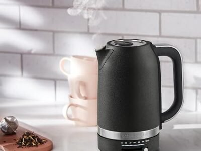 KitchenAid 5KEK1701 1.7L Variable Temperature Kettle, Cast Iron Black