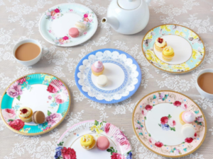 Talking Tables Truly Scrumptious Vintage Floral Paper Plates 23cm Pack of 24