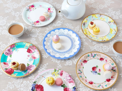 Talking Tables Truly Scrumptious Vintage Floral Paper Plates 23cm Pack of 24