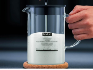 Bodum Latteo Milk Frother 250ml Black/Transparent