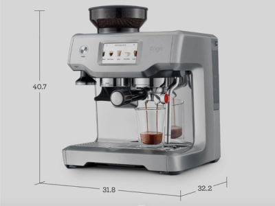 Sage Barista Touch Bean to Cup Espresso Machine SES880BSS Brushed Stainless Steel